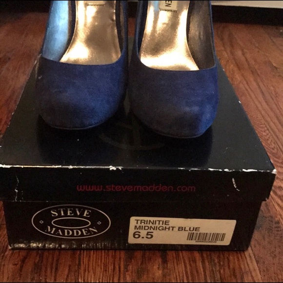 Steve Madden Trinitie Midnight blue size 6.5 - Picture 6 of 6